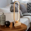 Schuller Valencia Lampe à poser LED Colette, beau design doré rosé| Lampes À Poser Led|Lampes À Poser Et Lampes De Table