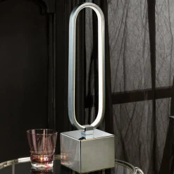 Schuller Valencia Lampe à poser LED Colette au joli design, chromée| Lampes À Poser Led|Lampes À Poser Et Lampes De Table