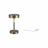 Trio Lighting Lampe à poser LED Franklin, laiton ancien| Lampes À Poser Led|Lampes À Poser Et Lampes De Table