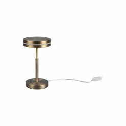 Trio Lighting Lampe à poser LED Franklin, laiton ancien| Lampes À Poser Led|Lampes À Poser Et Lampes De Table