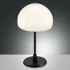 Fabas Luce Lampe à poser LED Gaia variateur tactile, noire| Lampes À Poser Led|Lampes À Poser Et Lampes De Table