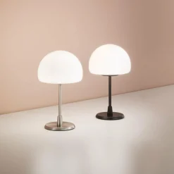 Fabas Luce Lampe à poser LED Gaia variateur tactile, noire| Lampes À Poser Led|Lampes À Poser Et Lampes De Table