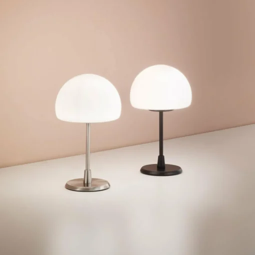 Fabas Luce Lampe à poser LED Gaia variateur tactile, noire| Lampes À Poser Led|Lampes À Poser Et Lampes De Table