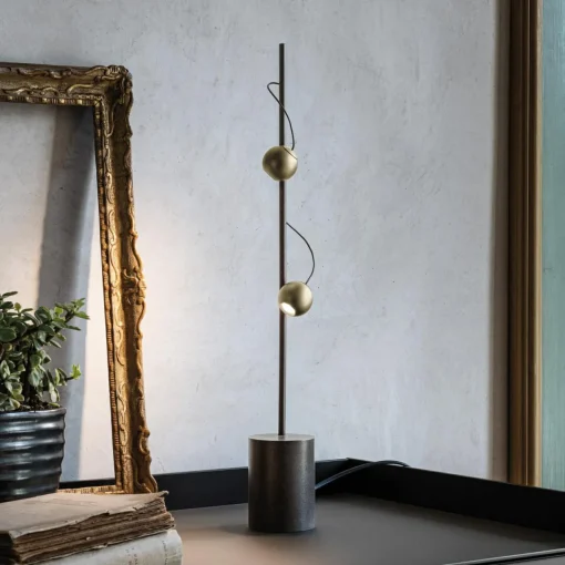 Sil-Lux Lampe à poser LED Magnetic, bronze/dorée| Lampes À Poser Led|Lampes À Poser Et Lampes De Table