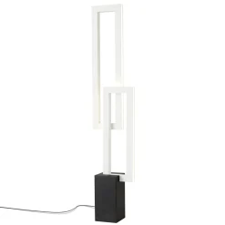 Mantra Iluminación Lampe à poser LED Mural angulaire, blanc| Lampes À Poser Led|Lampes À Poser Et Lampes De Table