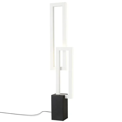 Mantra Iluminación Lampe à poser LED Mural angulaire, blanc| Lampes À Poser Led|Lampes À Poser Et Lampes De Table