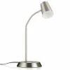 Trio Lighting Lampe à poser LED Narcos, aspect nickel| Lampes À Poser Led|Lampes À Poser Et Lampes De Table