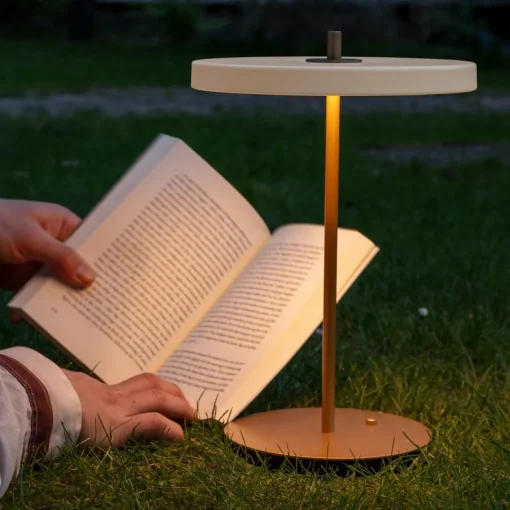 UMAGE Lampe à poser LED rechargeable Asteria Move blanc perle/laiton 31cm| Lampes À Poser Led|Lampes À Poser Et Lampes De Table
