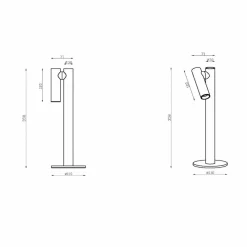 Lucide Lampe à poser LED rechargeable Antrim, blanc, à 1 lampe, IP54, intensité| Lampes À Poser Led|Lampes À Poser Et Lampes De Table