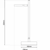 Näve Lampe à poser LED rechargeable Lupa, noir Hauteur 45 cm Métal Touchdim| Lampes À Poser Led|Lampes À Poser Et Lampes De Table