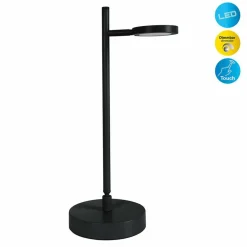 Näve Lampe à poser LED rechargeable Lupa, noir Hauteur 45 cm Métal Touchdim| Lampes À Poser Led|Lampes À Poser Et Lampes De Table