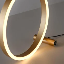 JUST LIGHT. Lampe à poser LED Ritus, laiton mat| Lampes À Poser Led|Lampes À Poser Et Lampes De Table