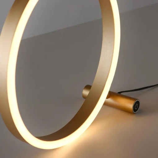 JUST LIGHT. Lampe à poser LED Ritus, laiton mat| Lampes À Poser Led|Lampes À Poser Et Lampes De Table