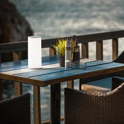 Fabas Luce Lampe à poser LED Thalia lumière réversible, blanc| Lampes À Poser Led|Lampes À Poser Et Lampes De Table