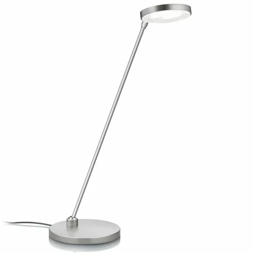 Knapstein Lampe à poser LED Thea-T, nickel mat| Lampes À Poser Led|Lampes À Poser Et Lampes De Table