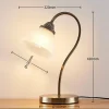 Lindby Lampe à poser Mialina, verre, métal, blanc albâtre, 42 cm| Lampes À Poser Led|Lampes À Poser Et Lampes De Table