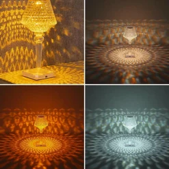 Globo Lampe à poser rechargeable LED Gixi, transparent/effet cristal, CCT| Lampes À Poser Led|Lampes À Poser Et Lampes De Table
