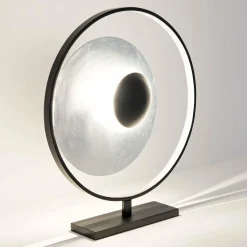 Holländer Lampe à poser Satellite en argenté-noir 58 cm| Lampes À Poser Led|Lampes À Poser Et Lampes De Table