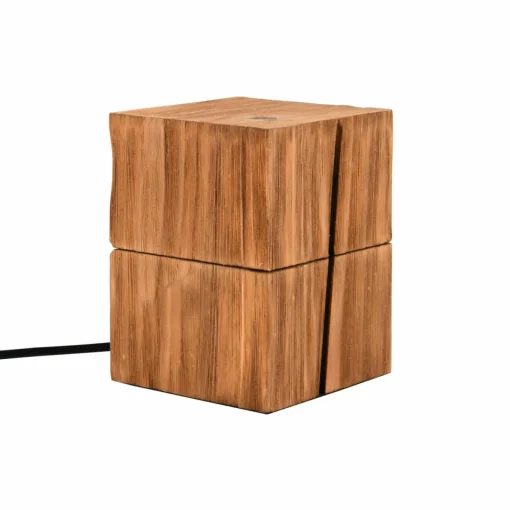 Trio Lighting Lampe à poser Treasure, naturel, bois, pliable| Lampes À Poser Led|Lampes À Poser Et Lampes De Table