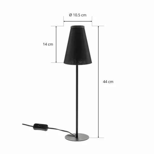 Nowodvorski Lighting Lampe à poser Trifle, noire| Lampes À Poser Led|Lampes À Poser Et Lampes De Table