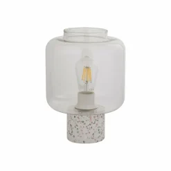 Searchlight Lampe à poser X Vessel, blanc / clair, béton, verre| Lampes À Poser Led|Lampes À Poser Et Lampes De Table