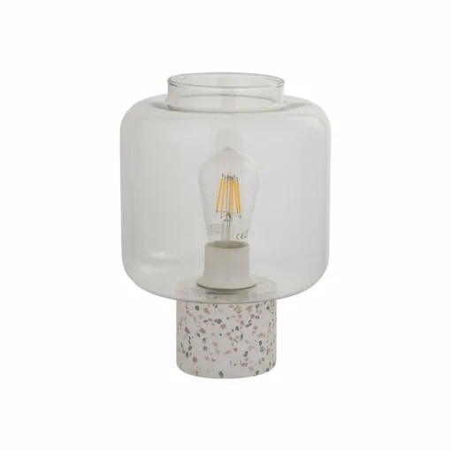 Searchlight Lampe à poser X Vessel, blanc / clair, béton, verre| Lampes À Poser Led|Lampes À Poser Et Lampes De Table