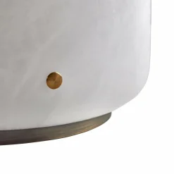 Carpyen Lampe de table LED Capsule en Alabaster hauteur 19,5cm| Lampes À Poser Led|Lampes À Poser Et Lampes De Table