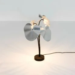 Holländer Lampe de table LED Controversia variateur argentée| Lampes À Poser Led|Lampes À Poser Et Lampes De Table
