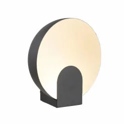 Mantra Iluminación Lampe de table LED Óculo, noir, Ø 20 cm, métal, indirect| Lampes À Poser Led|Lampes À Poser Et Lampes De Table