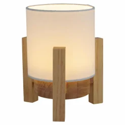 Näve Lampe de table LED Madita, hauteur 19 cm, Natur/blanc| Lampes À Poser Led|Lampes À Poser Et Lampes De Table