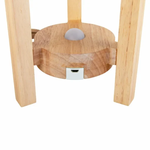Näve Lampe de table LED Madita, hauteur 19 cm, Natur/blanc| Lampes À Poser Led|Lampes À Poser Et Lampes De Table
