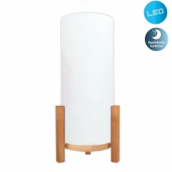 Näve Lampe de table LED Madita, hauteur 48 cm, Natur/blanc| Lampes À Poser Led|Lampes À Poser Et Lampes De Table