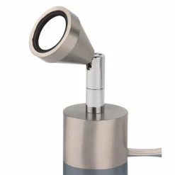 Busch Lampe de table LED Mini, orientable, nickel, 5.000K| Lampes À Poser Led|Lampes À Poser Et Lampes De Table