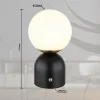 Globo Lampe de table LED rechargeable Julsy, noir, hauteur 21 cm, métal, CCT| Lampes À Poser Led|Lampes À Poser Et Lampes De Table