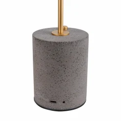 Näve Lampe de table LED Seta, batterie, ciment, gris| Lampes À Poser Led|Lampes À Poser Et Lampes De Table
