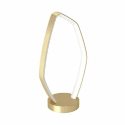 EGLO Lampe de table LED Vallerosa en laiton| Lampes À Poser Led|Lampes À Poser Et Lampes De Table