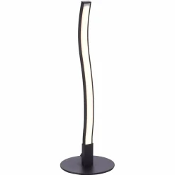 JUST LIGHT. Lampe de table LED Wave 3 000 K 30 cm noire| Lampes À Poser Led|Lampes À Poser Et Lampes De Table