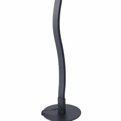 JUST LIGHT. Lampe de table LED Wave 3 000 K 30 cm noire| Lampes À Poser Led|Lampes À Poser Et Lampes De Table