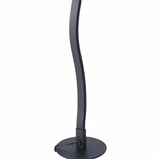 JUST LIGHT. Lampe de table LED Wave 3 000 K 30 cm noire| Lampes À Poser Led|Lampes À Poser Et Lampes De Table