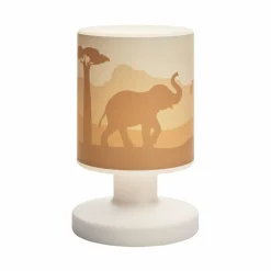 Elobra Lampe de table rechargeable LED Scandi Savane, orange, 21, cm| Lampes À Poser Led|Lampes À Poser Et Lampes De Table