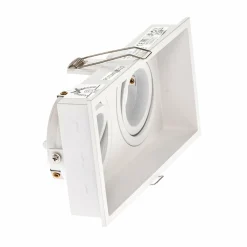FARO BARCELONA Lampe encastrable Hyde 2 lampes inclinable blanc| Spots Encastrés Led|Luminaires Led D'Intérieur