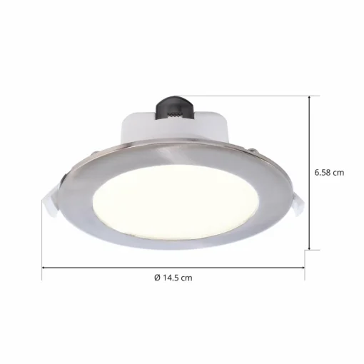 Deko-Light Lampe encastrable LED Acrux 120 blanche, Ø 14,5 cm| Spots Encastrés Led|Luminaires Led D'Intérieur