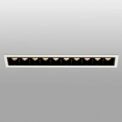 FARO BARCELONA Lampe encastrable LED Troop avec cadre, 10 lampes| Spots Encastrés Led|Luminaires Led D'Intérieur