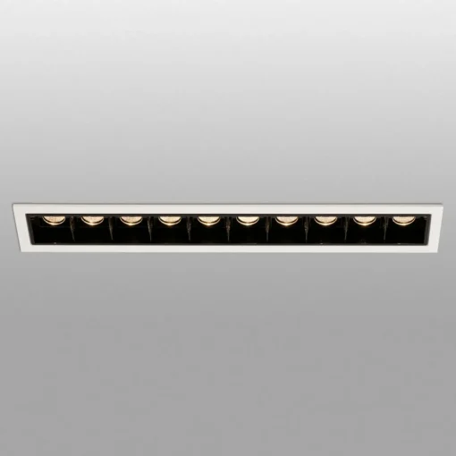 FARO BARCELONA Lampe encastrable LED Troop avec cadre, 10 lampes| Spots Encastrés Led|Luminaires Led D'Intérieur