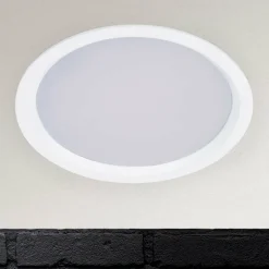 ORION Lampe encastrée LED Spock dimmable Ø 17 cm blanc| Spots Encastrés Led|Luminaires Led D'Intérieur