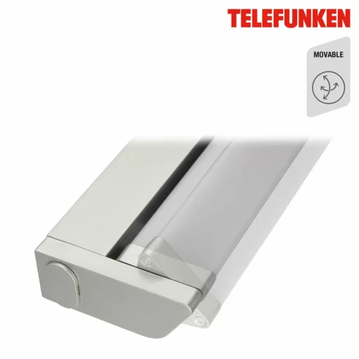Telefunken Lampe meuble LED Hestia 4 000 K 1 000 lm titane| Luminaires Led D'Intérieur