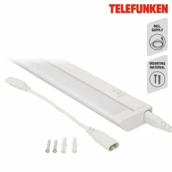 Telefunken Lampe meuble LED Hestia 4 000 K 1 000 lm blanche| Luminaires Led D'Intérieur