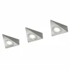 Trio Lighting Lampe sous meuble LED Ecco lot de 3, nickel mat| Luminaires Led D'Intérieur