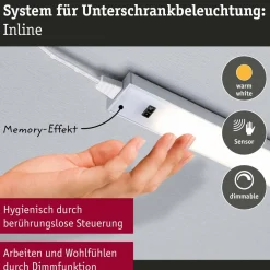 Paulmann Lampe sous meuble LED Inline de , set de démarrage de 2 pièces, 830| Luminaires Led D'Intérieur
