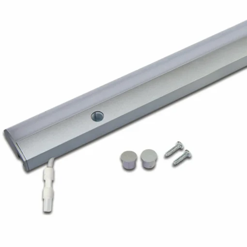Hera Lampe sous meuble LED ModuLite F, aluminium, 60 cm, 3.000 K, Alu| Luminaires Led D'Intérieur